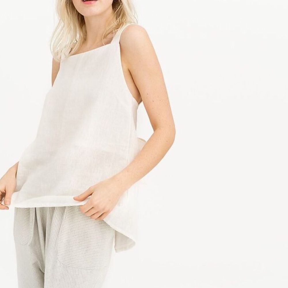 Laude for J. Crew Linen Top - Size M/L - NWT!